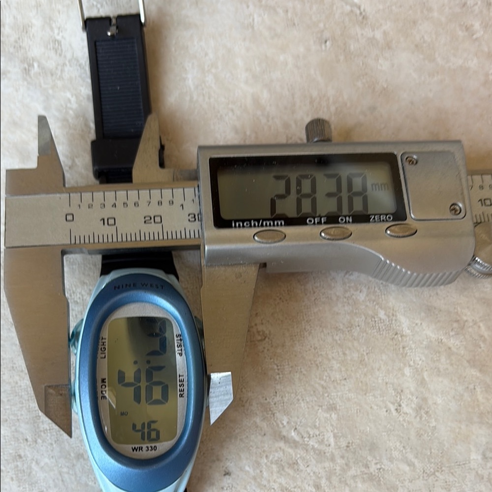 Nine West Black and Blue Smartwatch with Digital Display - Picture 4 of 4